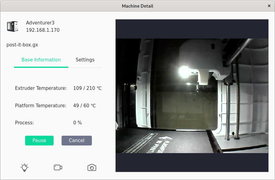 FlashPrint expert mode settings panel