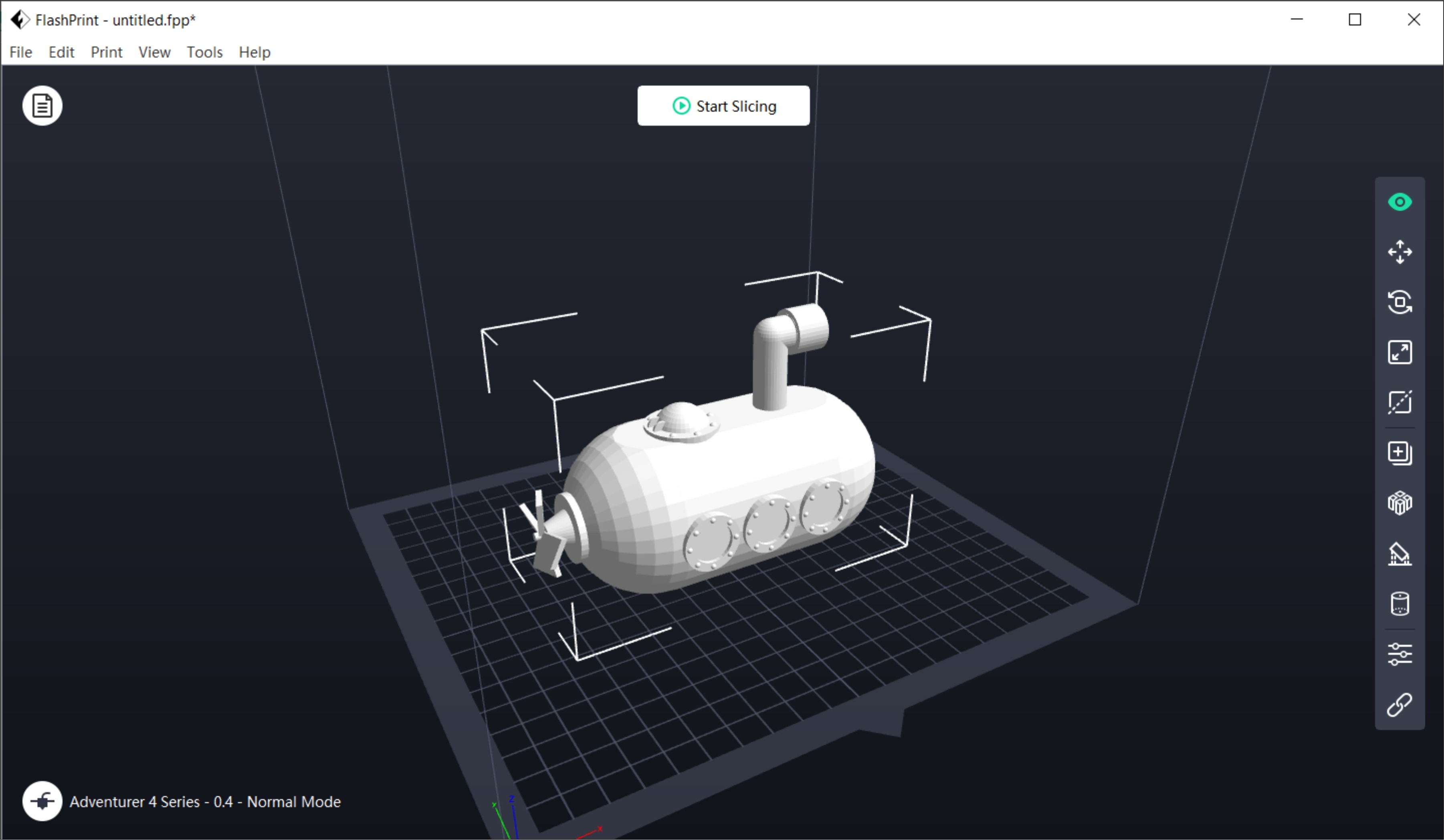 FlashPrint WiFi printer management interface